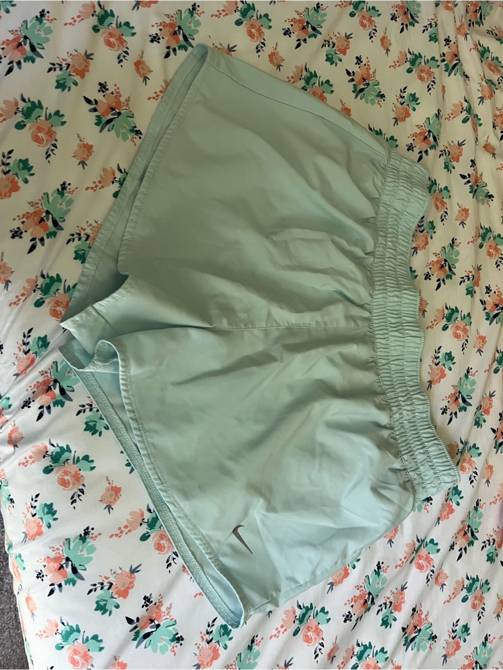 Nike Women's Mint Green Athletic Shorts
